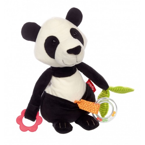 Развивающая мягконабивная игрушка  sigikid, Панда, коллекция Активный Малыш (Activity panda)							
