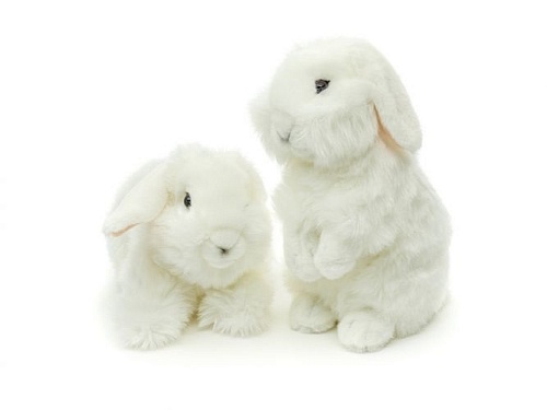 Игрушка мягконабивная Кролик белый 22см (2)
