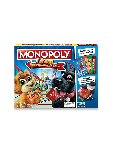 Игра Monopoly Монополия Джуниор с картами