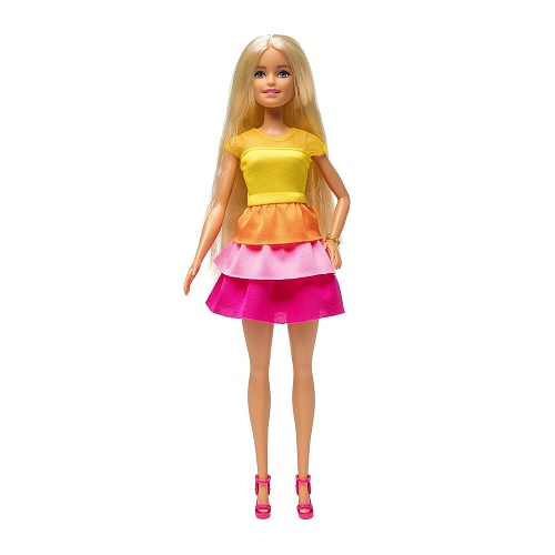 Barbie® в модном наряде с аксессуарами для волос